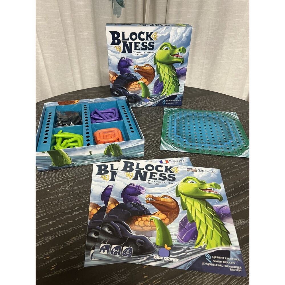 BlockNess Board Game - Family or Adult Strategy Game for 2 to 4 Players